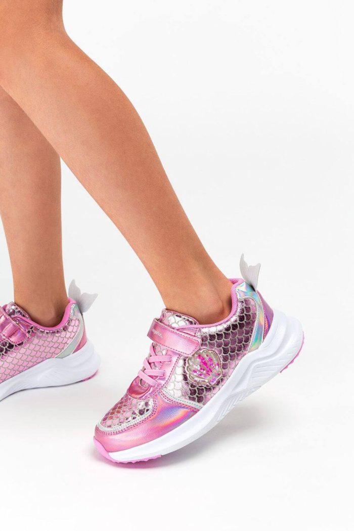 Conguitos sneakers με φωτάκια ροζ