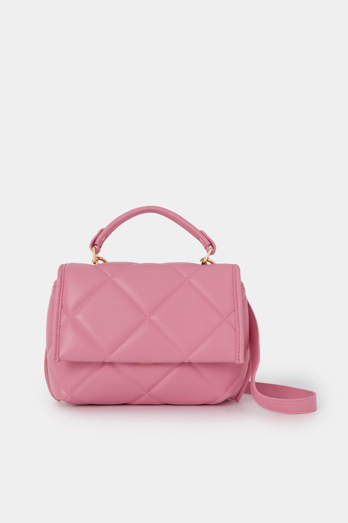 Talys τσάντα καπιτονέ ροζ