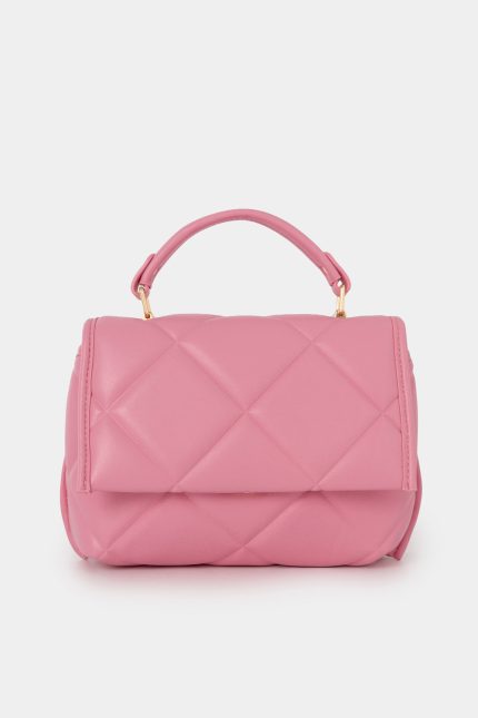 Talys τσάντα καπιτονέ ροζ