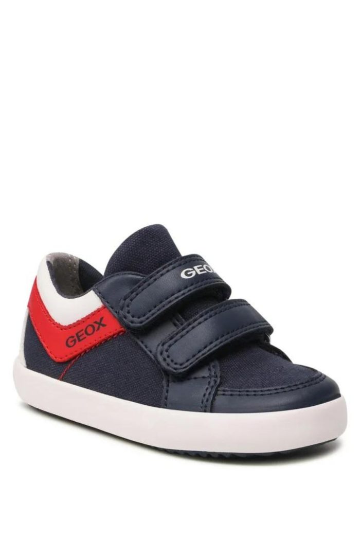 GEOX sneakers velcro navy μπλε