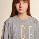 PCP παιδικό t-shirt κορίτσι γκρι παστέλ