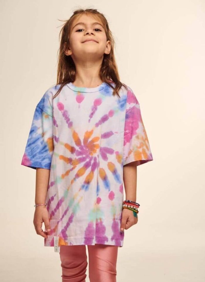 PCP παιδικό t-shirt κορίτσι tie-dye σπλας
