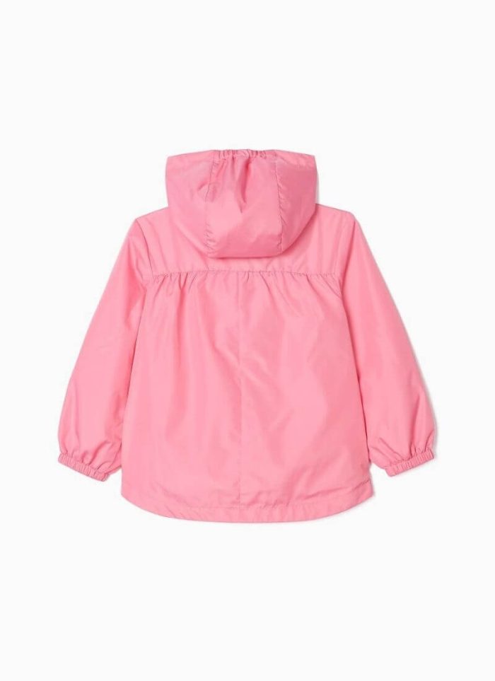 Ζippy Kids αντιανεμικό μπουφάν baby κορίτσι ροζ