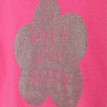 Zippy Kids μπλούζα στάμπα γκλίτερ ροζ