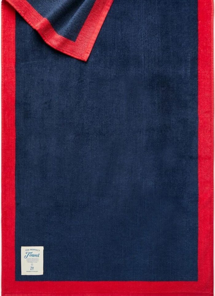 Ζippy Kids πετσέτα 130x65cm αγόρι σκούρο μπλε κόκκινο
