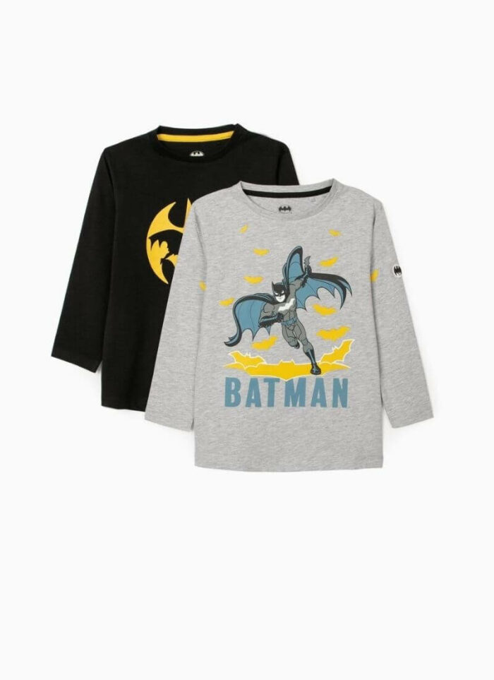 Zippy Kids σετ μπλούζες Batman