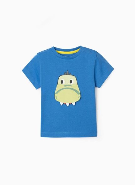 Zippy Kids t-shirt baby δεινόσαυρος αγόρι μπλε