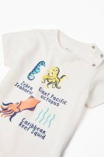Zippy kids t-shirt Sea Life λευκό