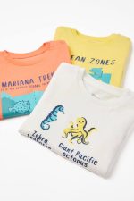 Zippy kids t-shirt Sea Life λευκό