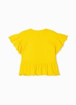 Zippy Kids t-shirt βολάν κίτρινο