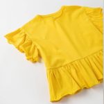 Zippy Kids t-shirt βολάν κίτρινο