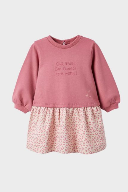 Zippy-kids φόρεμα 'SMILE' baby ροζ